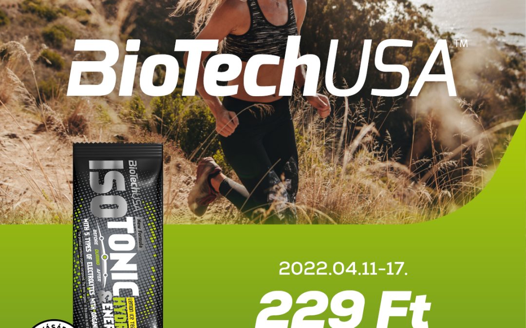 BioTechUSA: IsoTonic étrend-kiegészítő italport￼