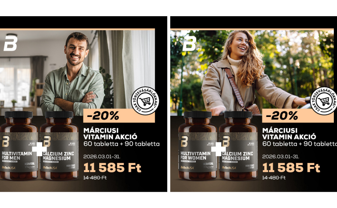 BioTechUSA: Multivitamin akció